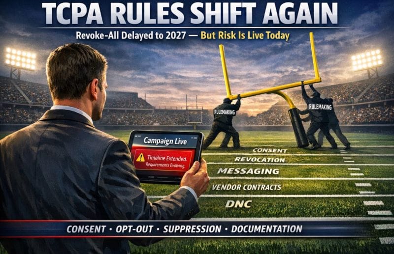 FCC Delays TCPA Consent Revocation Rule to January 2027 — What Text Marketers Need to Know Now